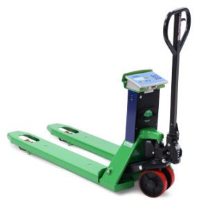 Hubwagen mit Waage auf waagemieten.de - Der Mietwaagen Anbieter